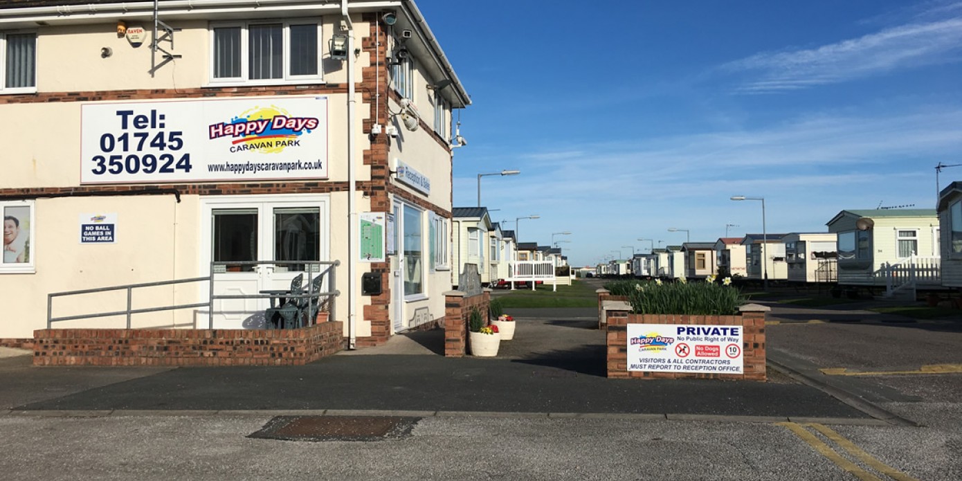 Sited caravans for sale at Happy Days Holiday Park in Brean
